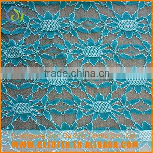 New Design China Supplier Wholesale Blue Lace Fabric Qpplique Supplier's Choice thumbnail-1