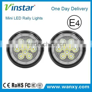 For MINI Cooper Halo Ring Style LED Rally Driving Lights 4x4 Offroad Off-Road Lamp for Mini (Smoke & Chrome) thumbnail-2