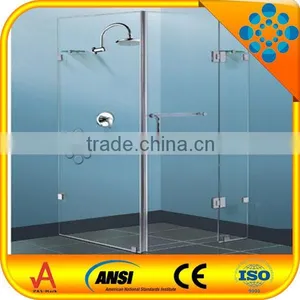 Modern Design 8mm Color Tempered Sliding Glass Shower Door for High-end Market thumbnail-1