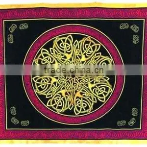Celtic Design Cotton Bed Spread thumbnail-1