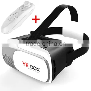 Head Mount Plastic VR BOX 2.0 Version Virtual Reality Glasses Cardboard for 3.5" - 6.0" Smart Phone and + Remoter Gamepad thumbnail-5