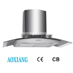 2015 New Style Kitchen Ventilator / Washable Aluminium Filter Range Hood/Tempered Glass Smoke Exhaust Ventilator H88 thumbnail-1