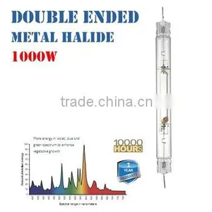 Hydroponics 1000 Watt Double Ended Metal Halide Lamp DE MH Grow Light Bulbs thumbnail-1