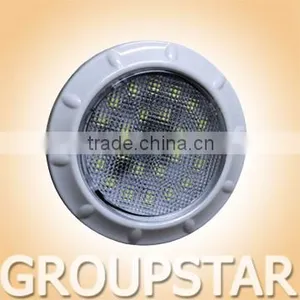 DC12V 2W UV PC LED Caravan Interior Dome Lights thumbnail-1