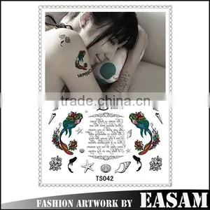 Wholesale Mermaid Design Arm Band Tattoo/body Tattoo Sticker/temporary Tattoo thumbnail-1