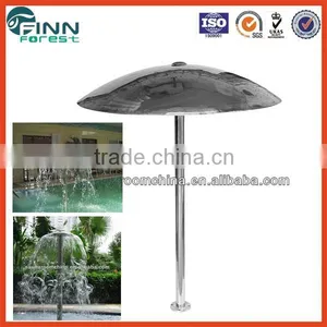 2014 Summer Hot Sale Water Park Fountain Special Design Stainless Steel Mushroom Fountain thumbnail-1