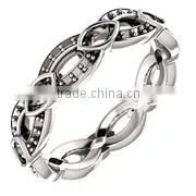 4 x 2 Mm Marquise Eternity Mounting Band Mount206 thumbnail-1