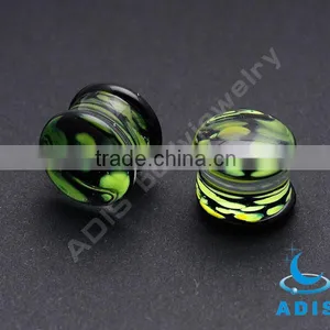 Fashion Large Gauge Ear Plugs Wholesale Glass Stretching Plug thumbnail-4