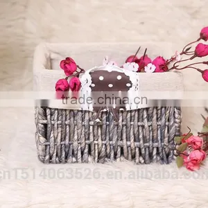 Gift Basket Handmade Paper Rope Basket With Liner thumbnail-6