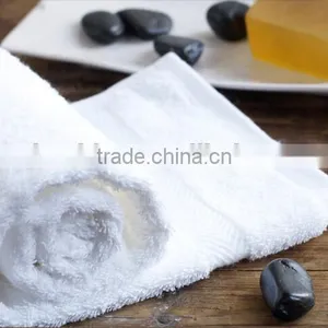 Pure White 16s Terry Soft Plain Woven Style Wholesale Hotel Bath Towel thumbnail-6