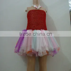 Fancy Multicolor Princess Belle Dress Costume for Girls thumbnail-1