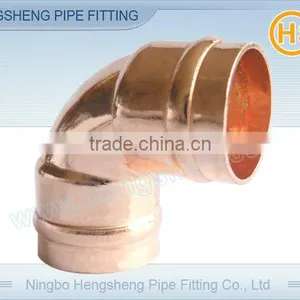 90 Degree Copper Elbow-Short Radius C xC thumbnail-1