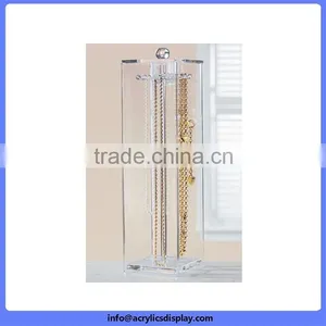 Cheaper Professional Acrylic Jewelry Box With Compartment thumbnail-4