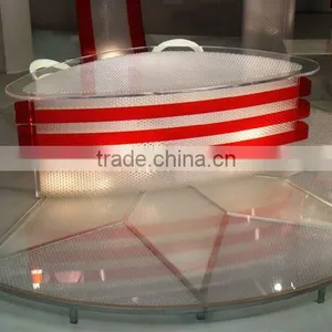 Modern Spa Round Curved Reception Desk Bar Counter Design thumbnail-1