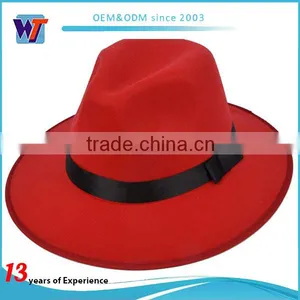 Hotsale Fashion Man's Classic Fedora Hat thumbnail-2