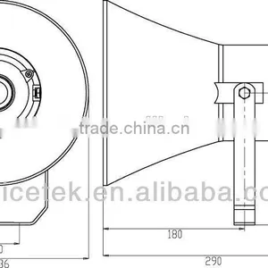 Explosion Proof Professional pa System Horn Loudspeaker thumbnail-3