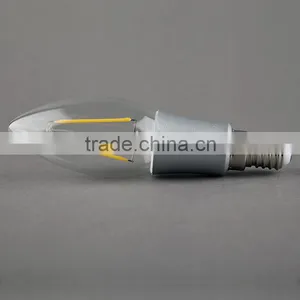 Haining Vintage Led Filament Bulb C35 With Plastic Silver Plated 2W E14 110V thumbnail-6