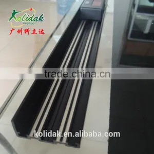 China Guangzhou L Shape TPE Co-extrusion Guide Rail Plastic Profile thumbnail-3