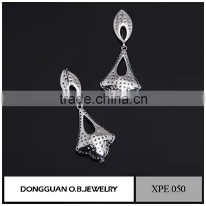 Drop Wedding Earring /butterfly Shape Earring /least 18 k Gold Earring thumbnail-2
