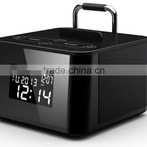 Squre Shape Bluetooth Speaker With Alarm thumbnail-3