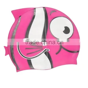 Lovely Fish Silicone Swimming Cap thumbnail-1