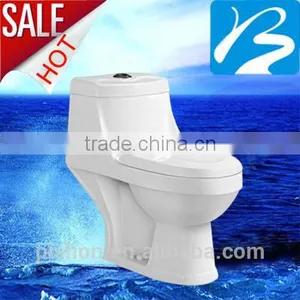 Fashion Designer Public Bathroom Product Washdown One Piece Toilet thumbnail-1
