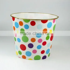 Plastic Oval Shape Waste Bin thumbnail-1