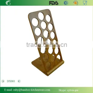 DX001/Bamboo Wooden Spice Jar Shaker Recipe Holder Rack Stand thumbnail-2
