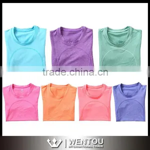 Comfortable Breathable Yoga Short Sleeve T-shirt thumbnail-3