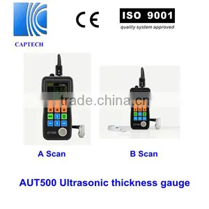 CE Certified, Digital Pipe Ultrasonic Thickness Gauge AUT500DL With Datalogge, Color Screen thumbnail-1
