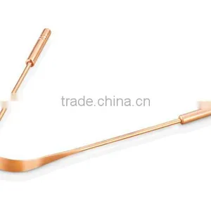 Tongue Scraper Made up of 100% Pure Copper Tongue Cleaner Scrapper / Copper Tongue Scrapper thumbnail-3