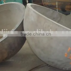 Pressure Vessel Stainless Steel Dome End Caps Half Sphere Round Ball thumbnail-1