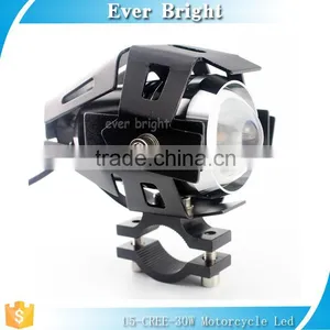 30W 3000LM C-REE U5 LED Front Light Motorcycle Driving Fog Spot Light Truck Bicycle Travel Camp Lamp Headlight thumbnail-1
