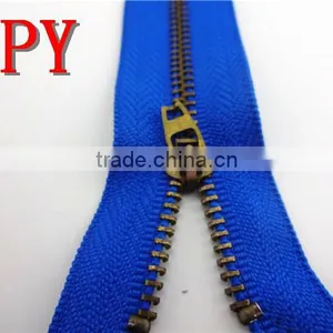 5# Metal Zipper C/E With YG Slider for Jeans thumbnail-1