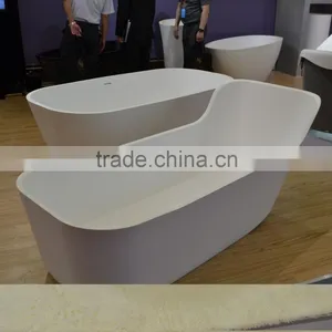 Solid Surface Bathtub For Adult, Freestanding Solid Surface Bathtub thumbnail-4