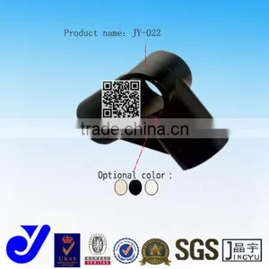 JY-A022|Black Connecting Joints for Round Tubes|Plastic PP Pipe Fitting|Elbow With Rubber Joint for Coated Pipe thumbnail-1