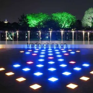 Colorful Changing Square Led Floor Light Floor Lamp Modern With Fiber Optic Flloor Lights Can be Design by Customers thumbnail-2
