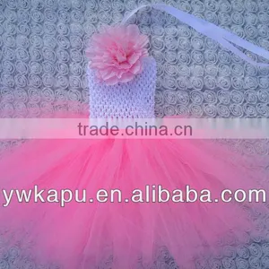 Top Quality Tutu Dress Fancy Design Baby Girl Dress With Flower Cheap Price Made in Kapu thumbnail-2