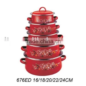 Enamel Casserole Set thumbnail-1