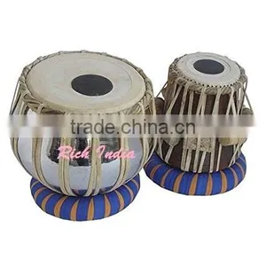TABLA DRUMS SET PROFESSIONAL 2.5 KG Steel BAYAN SHESHAM WOOD DAYAN Musical Instrument India Indian thumbnail-2