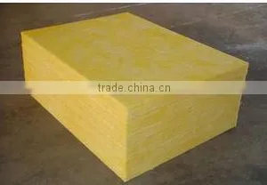 Cheap Price Yellow Color Soundproof Fireproof Wool Board With 25*600*1200mm thumbnail-6
