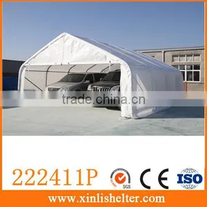 Peak Waterproof Two-Car Garage Shed thumbnail-2
