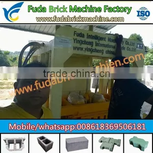 Medium Size QT4-18 Full Automatic Concrete Paver Brick Machine With High Quality thumbnail-3
