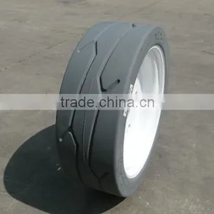 108022 SkyJack Non-Marking 200x8 Wheel and Tire Assembly With Brake thumbnail-5