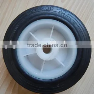 4 Inch Solid Rubber Wheel for Tool Carts thumbnail-2