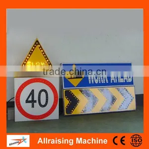 Solar Powered Speed Limit Led Traffic Warning Sign thumbnail-3