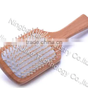 Professional Cushion and Paddle Hair Brush, Bamboo Hair Brushes thumbnail-1