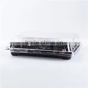 Blister Food Safety Rectangle Square Large Plastic Sushi Food Serving Tray thumbnail-2