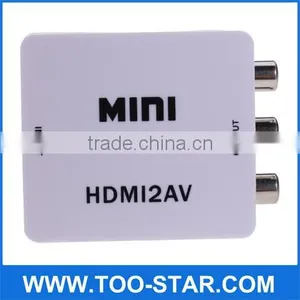 Portable White HDMI to AV Converter thumbnail-1