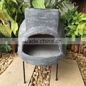 Grey Color Outdoor Terracotta Pizza Oven for Party BBQ thumbnail-1